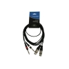 cable 2xXLRfemale/2xjack male 3m 